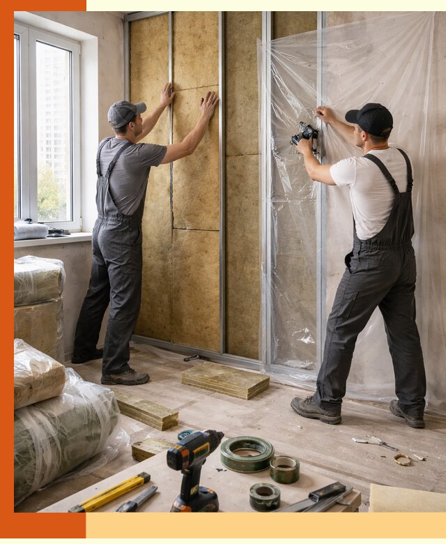 Утепление квартиры изнутри профессионально в Кисловодске