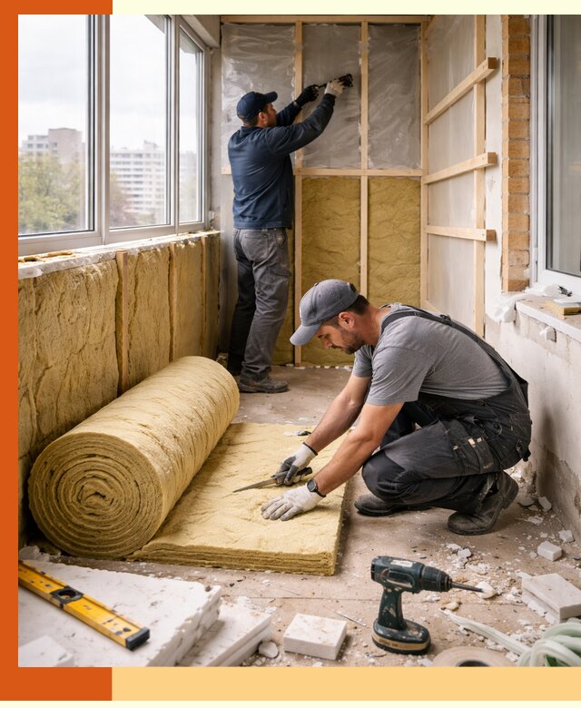 Утепление балкона под ключ в Кисловодске качественно и быстро