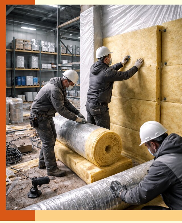 Утепление склада химсырья в Кисловодске: безопасная и эффективная изоляция