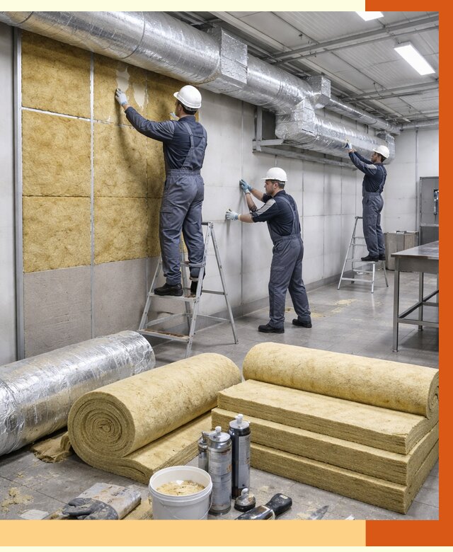 Утепление пищевого цеха в Кисловодске от 13368 руб./м² — комплексно под ключ | ТепломастерКсл