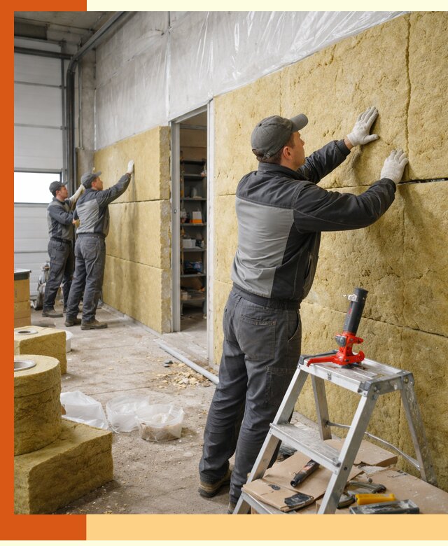 Утепление автосервиса и мастерских в Кисловодске качественно и надёжно