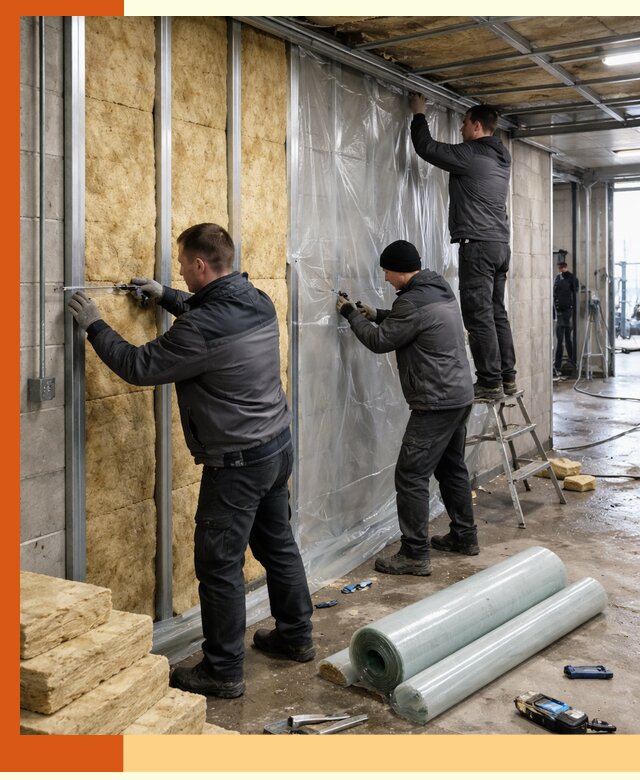 Профессиональное утепление автомойки в Кисловодске для любого типа помещений