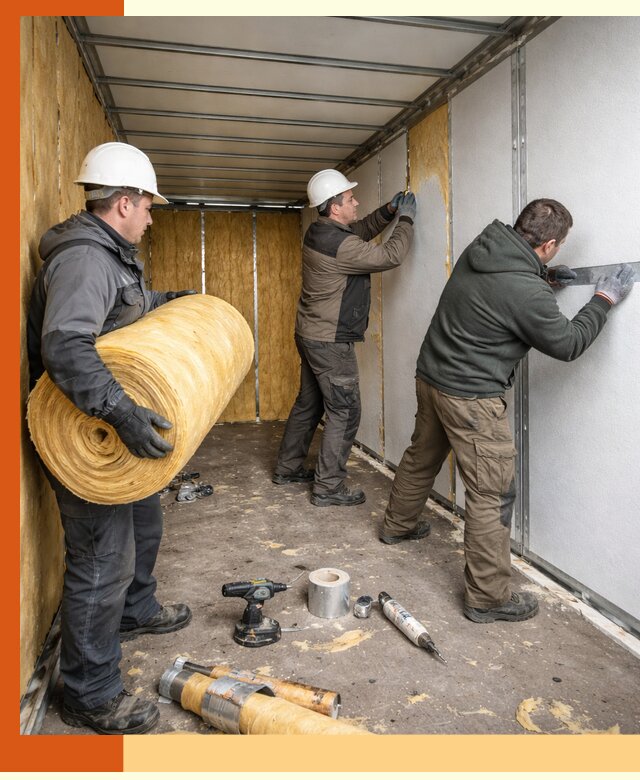 Утепление рефрижераторного контейнера в Кисловодске профессионально и надежно