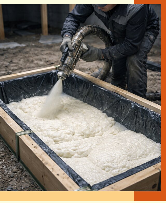 Заливка ППУ в формы в Кисловодске от 2674 руб. — утепление форм под ключ | ТепломастерКсл