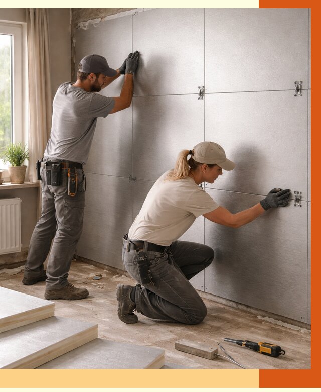 Утепление PIR панелями в Кисловодске от 4491 руб. под ключ | ТепломастерКсл