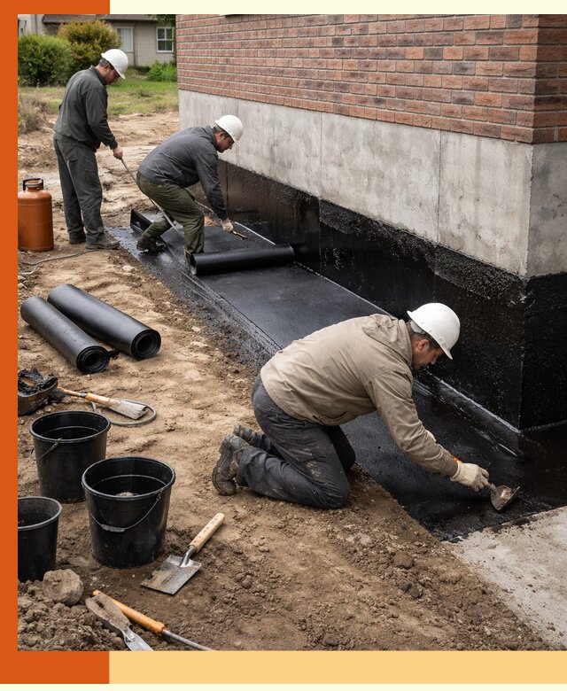 Гидроизоляция фундамента в Кисловодске: надежная защита строений